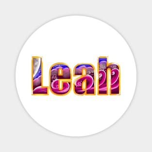 Leah first name personalized custom Leah Magnet